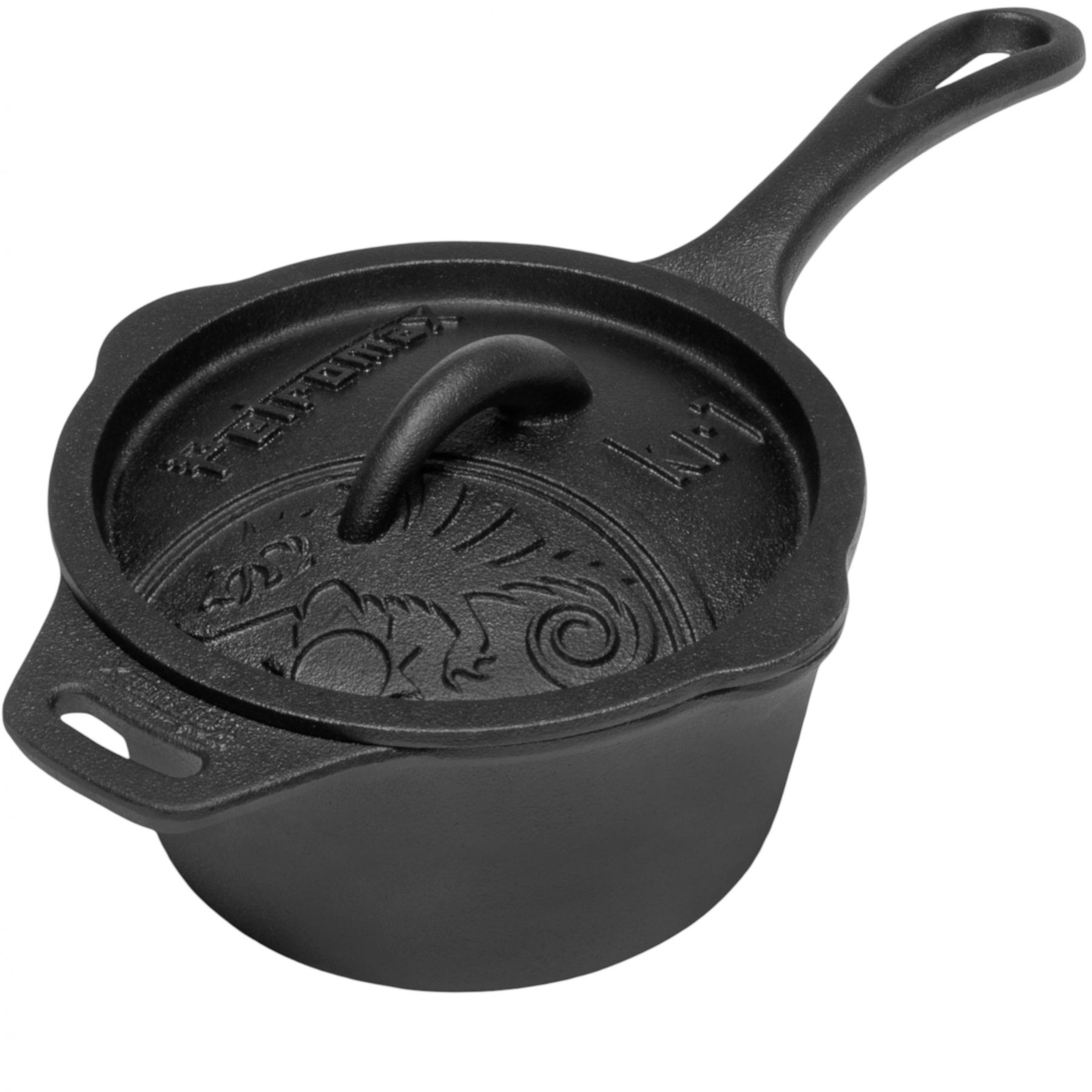 Petromax KR1 Cast-iron saucepan, Kochtopf, schwarz