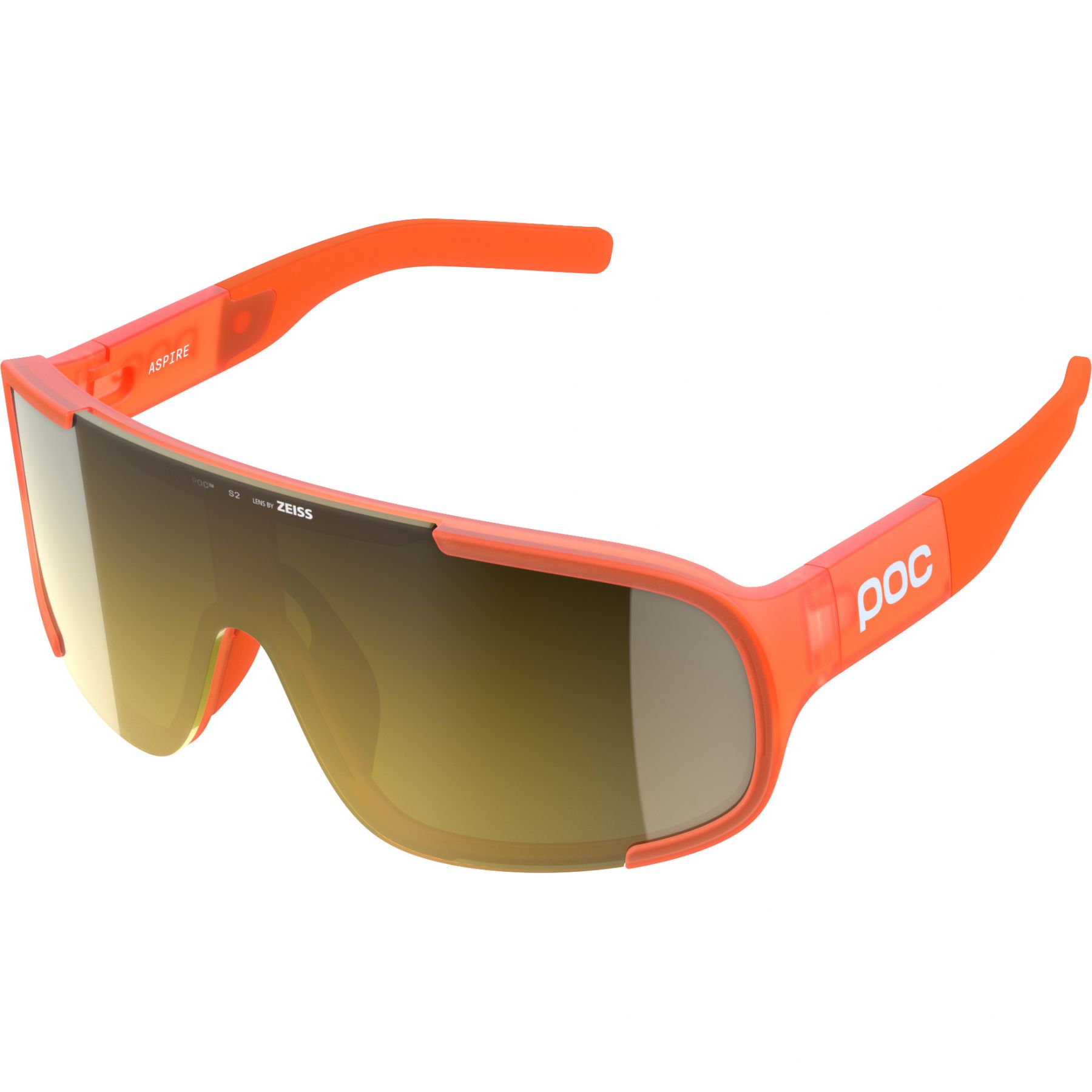 POC Aspire, Sonnenbrille, fluorescent orange translucent
