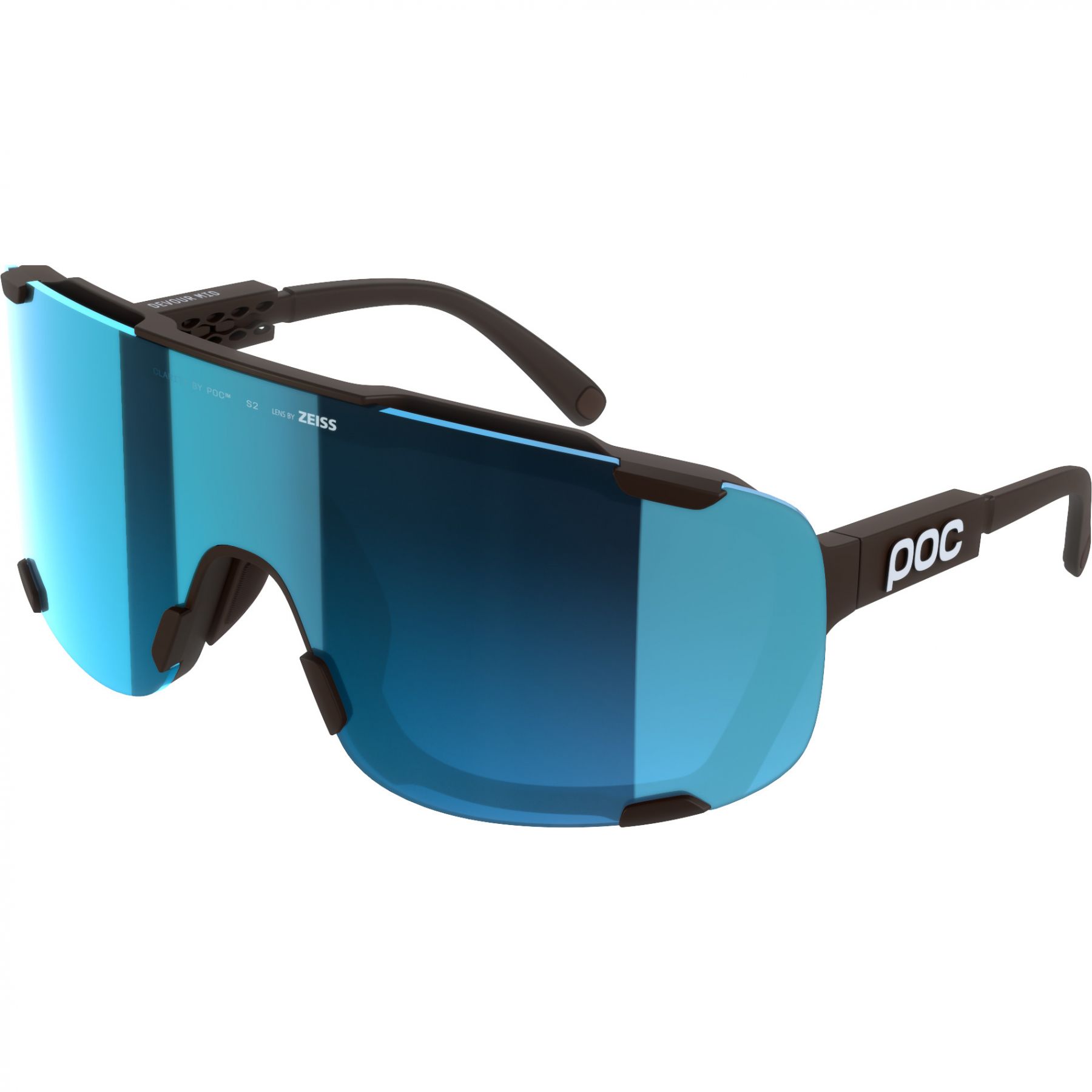 POC Devour Mid, Sonnenbrille, bronzite brown