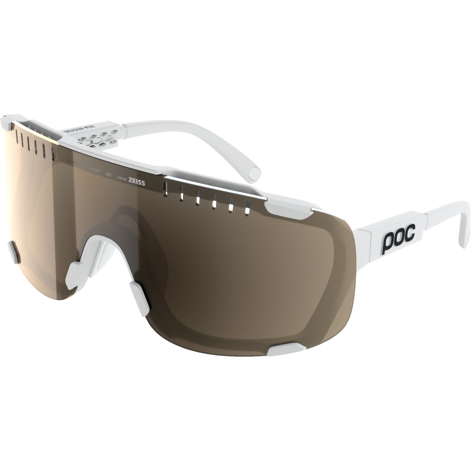 POC Devour Mid, Sonnenbrille, hydrogen white
