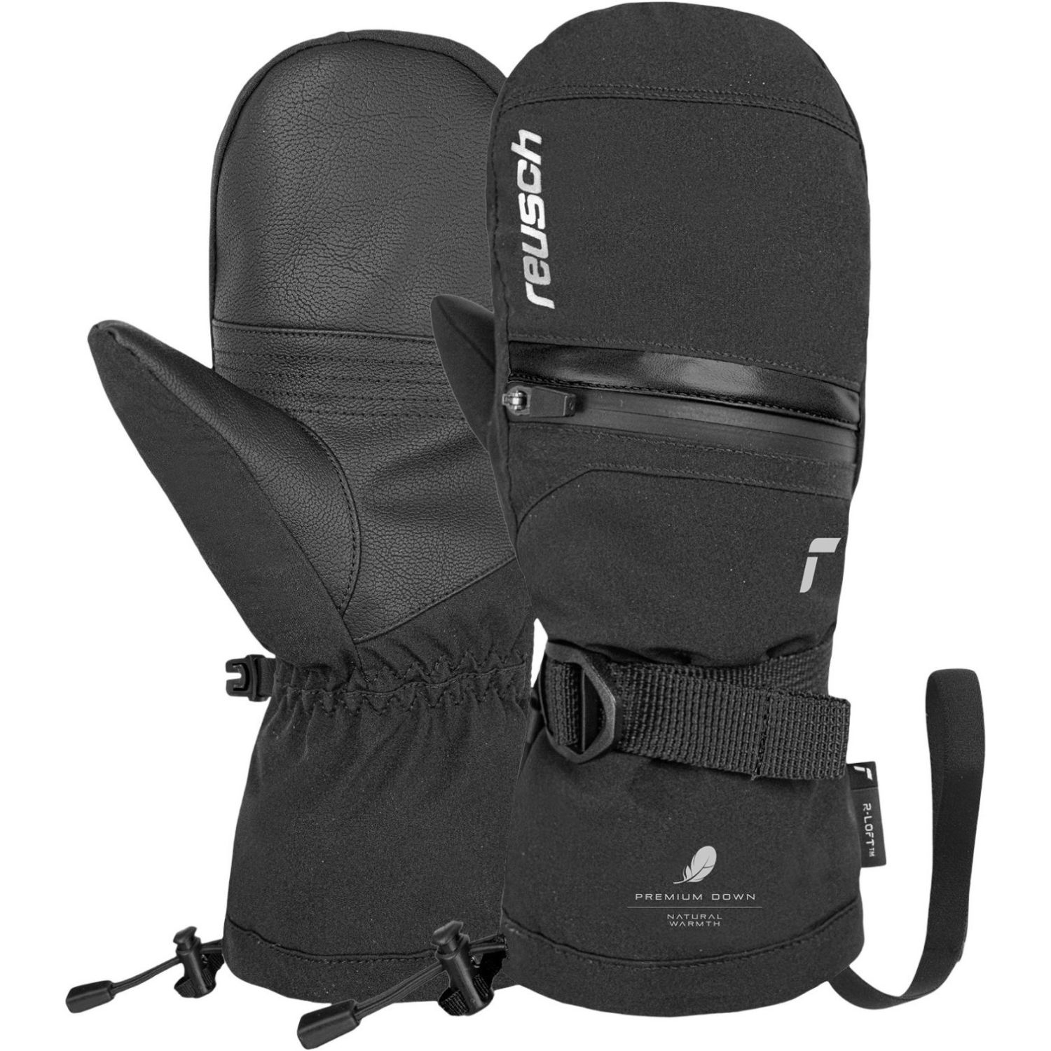Reusch Lan R-Tex® XT, Skihandschuhe, Junior, schwarz