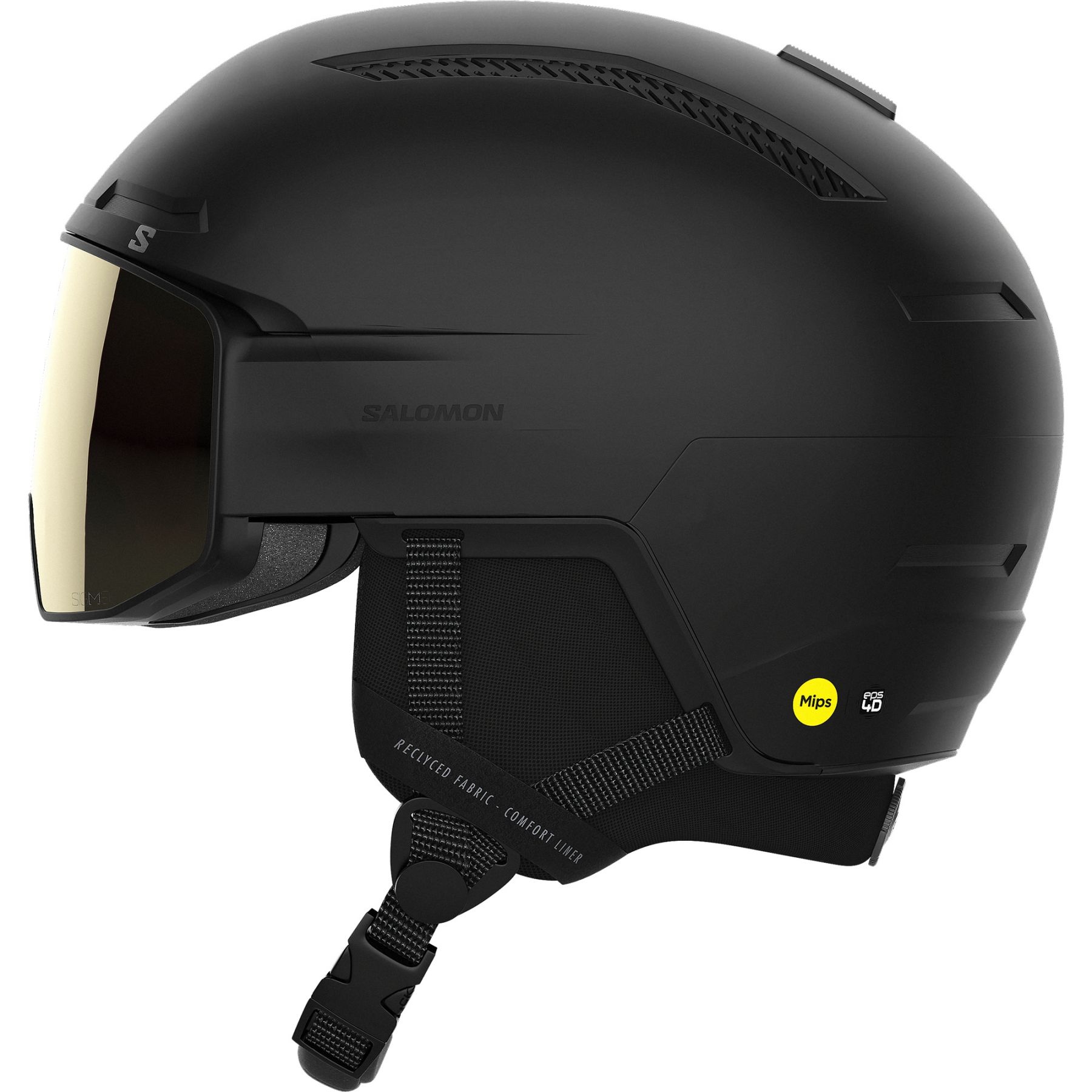 Salomon Driver Pro Sigma MIPS, Skihelm mit Visier, schwarz