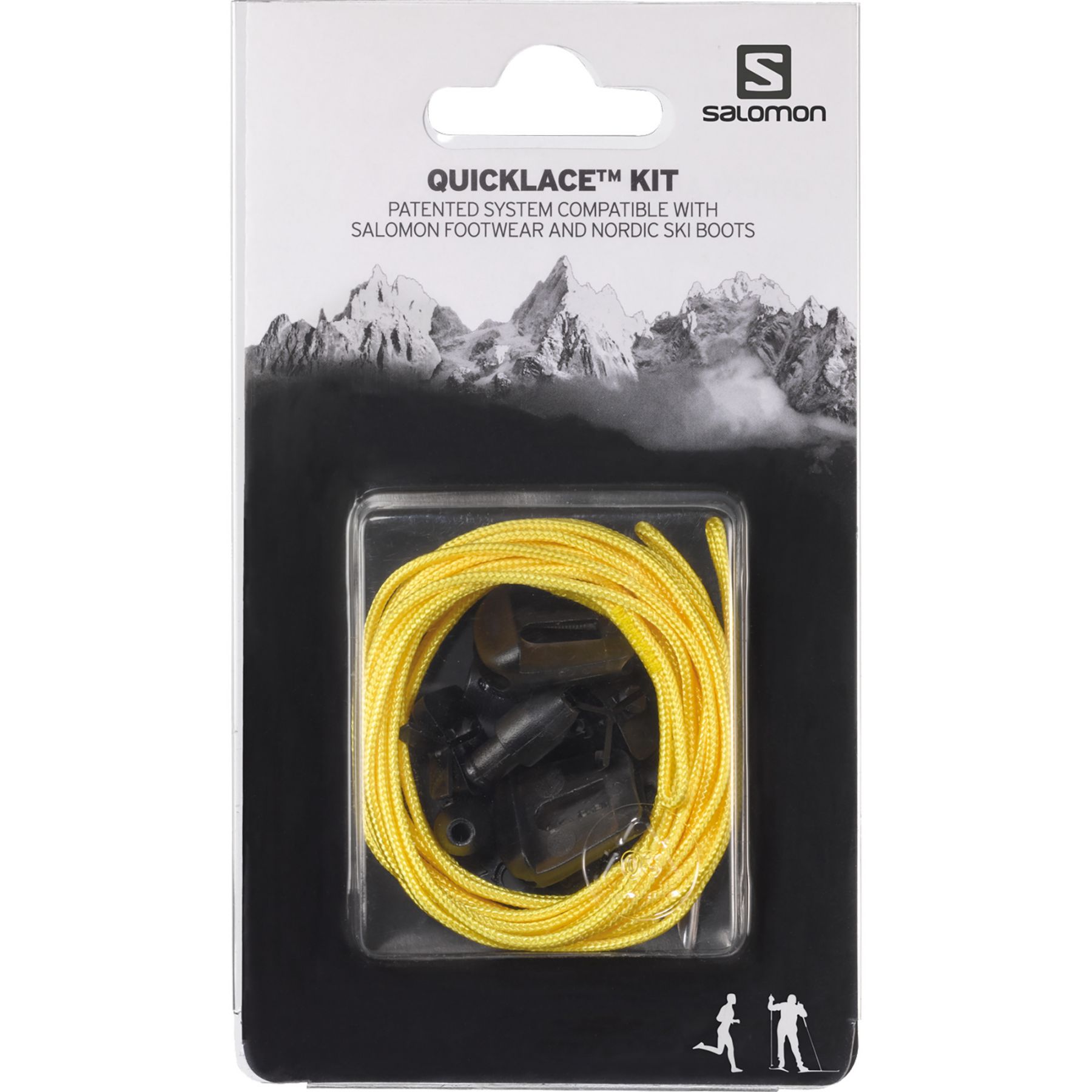 Salomon Qicklace Kit, Schnürsenkel, gelb