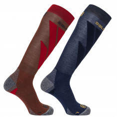 Salomon S/Access, Socken 2-pack, Madder/Dark Denim
