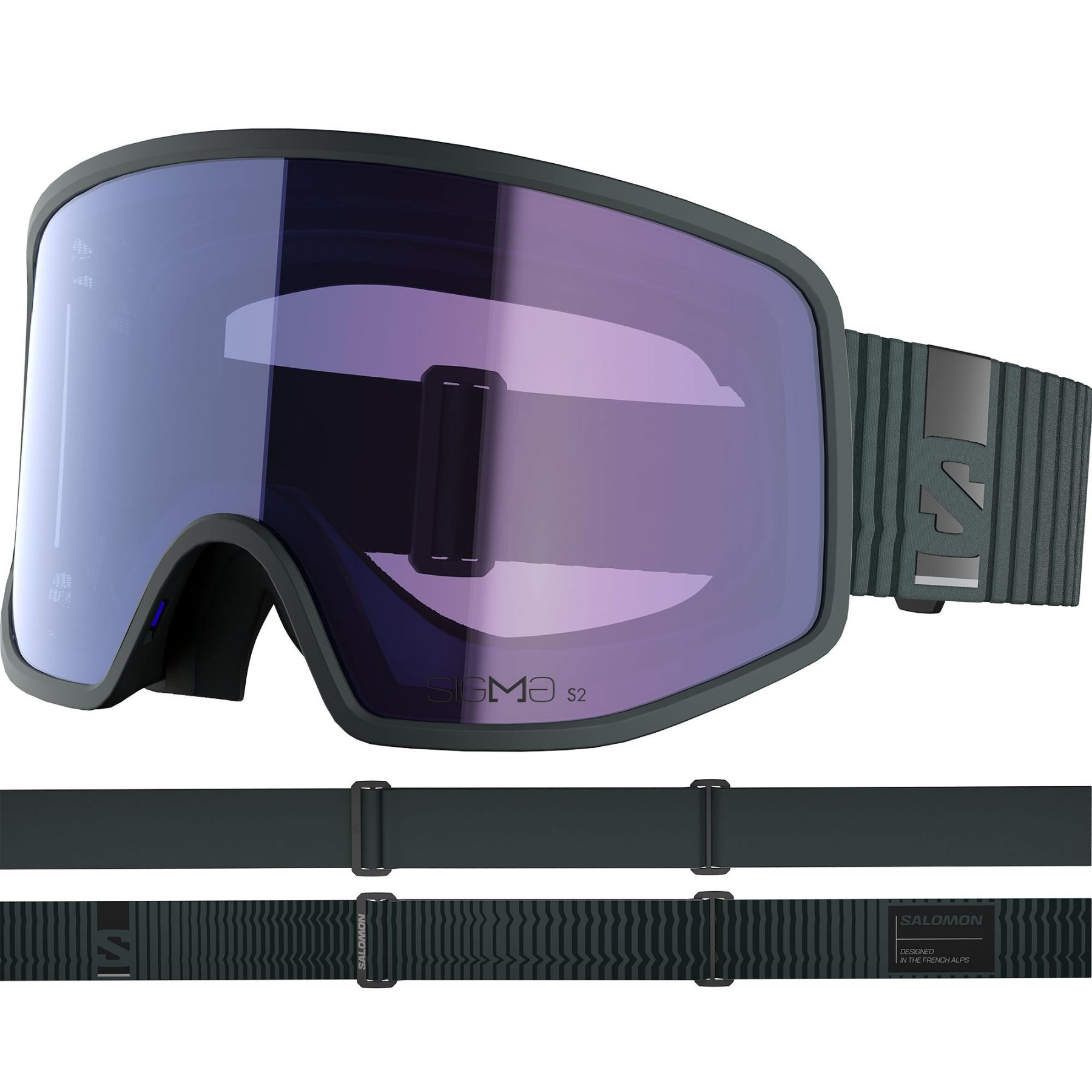 Salomon Sentry Pro OTG Sigma, Skibrille, dunkelgrün