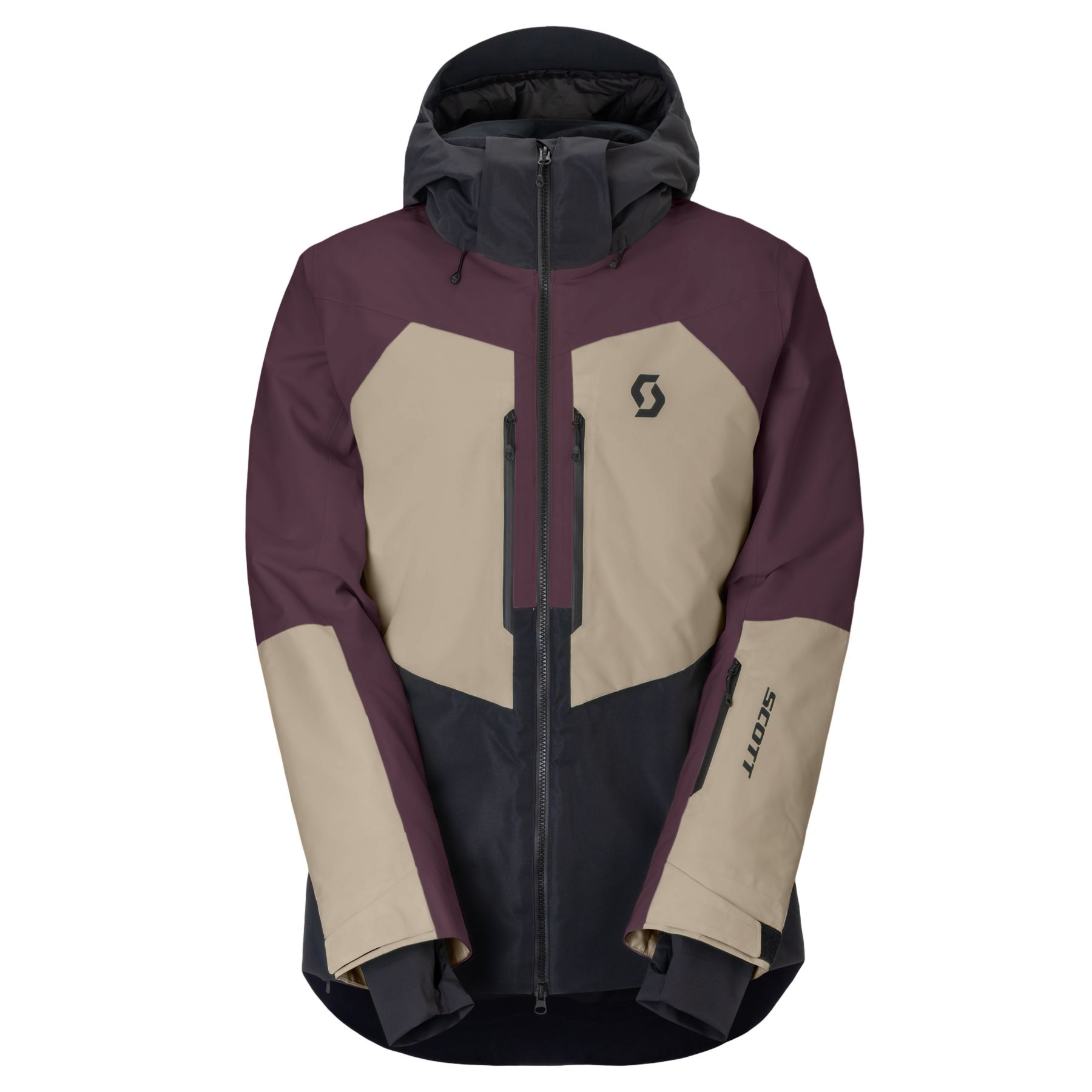Scott Ultimate Dryo, Skijacke, Herren, cocoa red/beige
