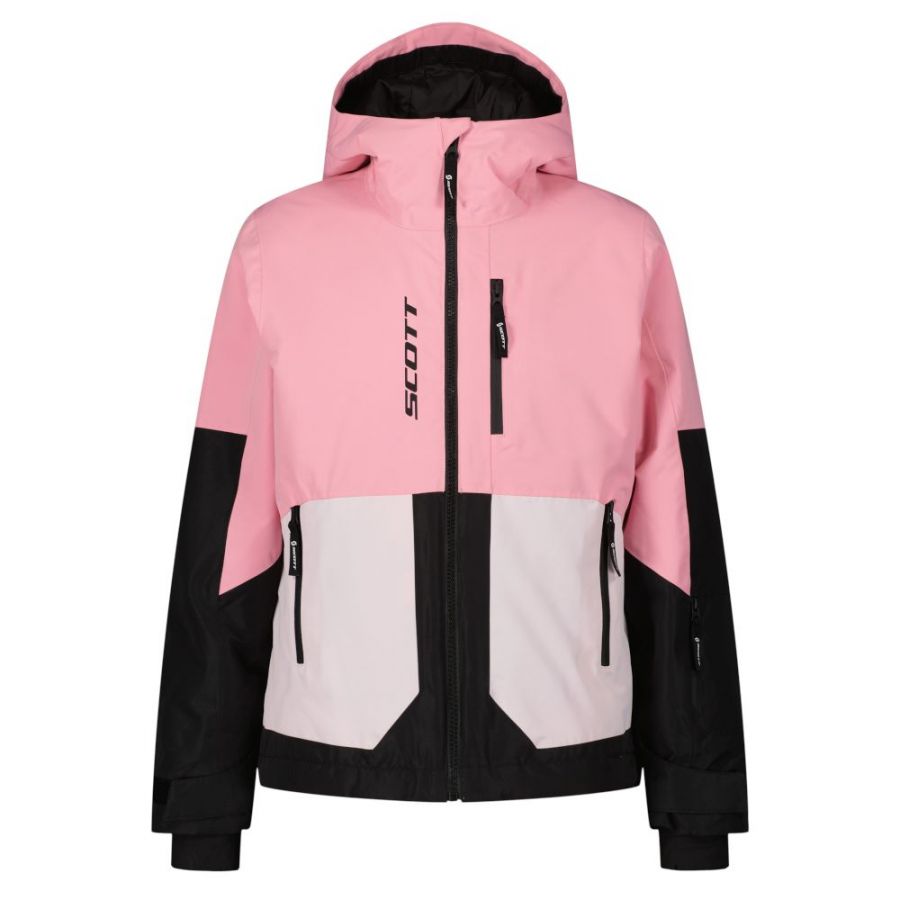 Scott Vertic Dryo, Skijacke, Junior, pink/schwarz