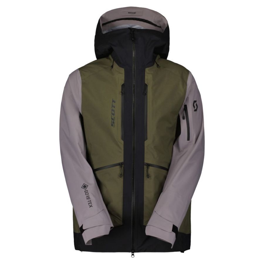 Scott Vertic GTX 3L, Shelljacke, Herren, grau/dunkelgrün