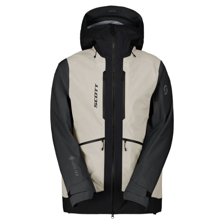 Scott Vertic GTX 3L, Shelljacke, Herren, schwarz/cremeweiß