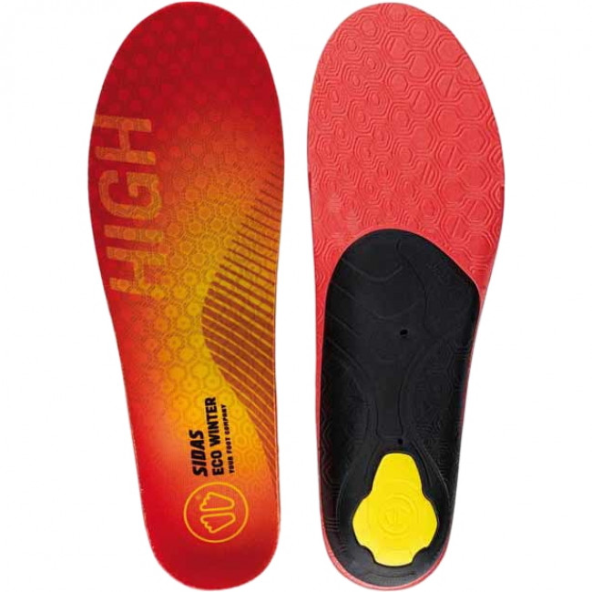 Sidas 3feet Eco Winter High, Einlegesohle, rot