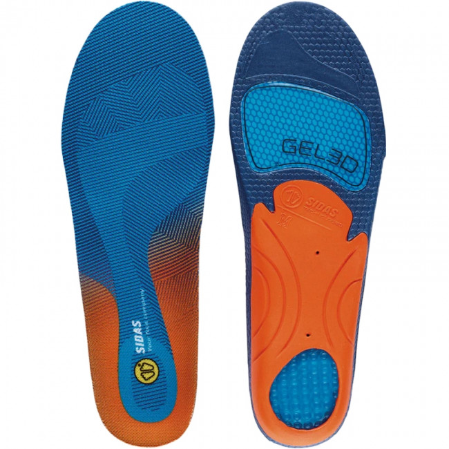 Sidas Cushioning Gel 3D, Einlegesohle, blau/orange
