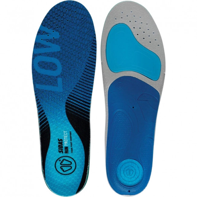 Sidas Run 3feet Protect Low, Einlegesohle, blau