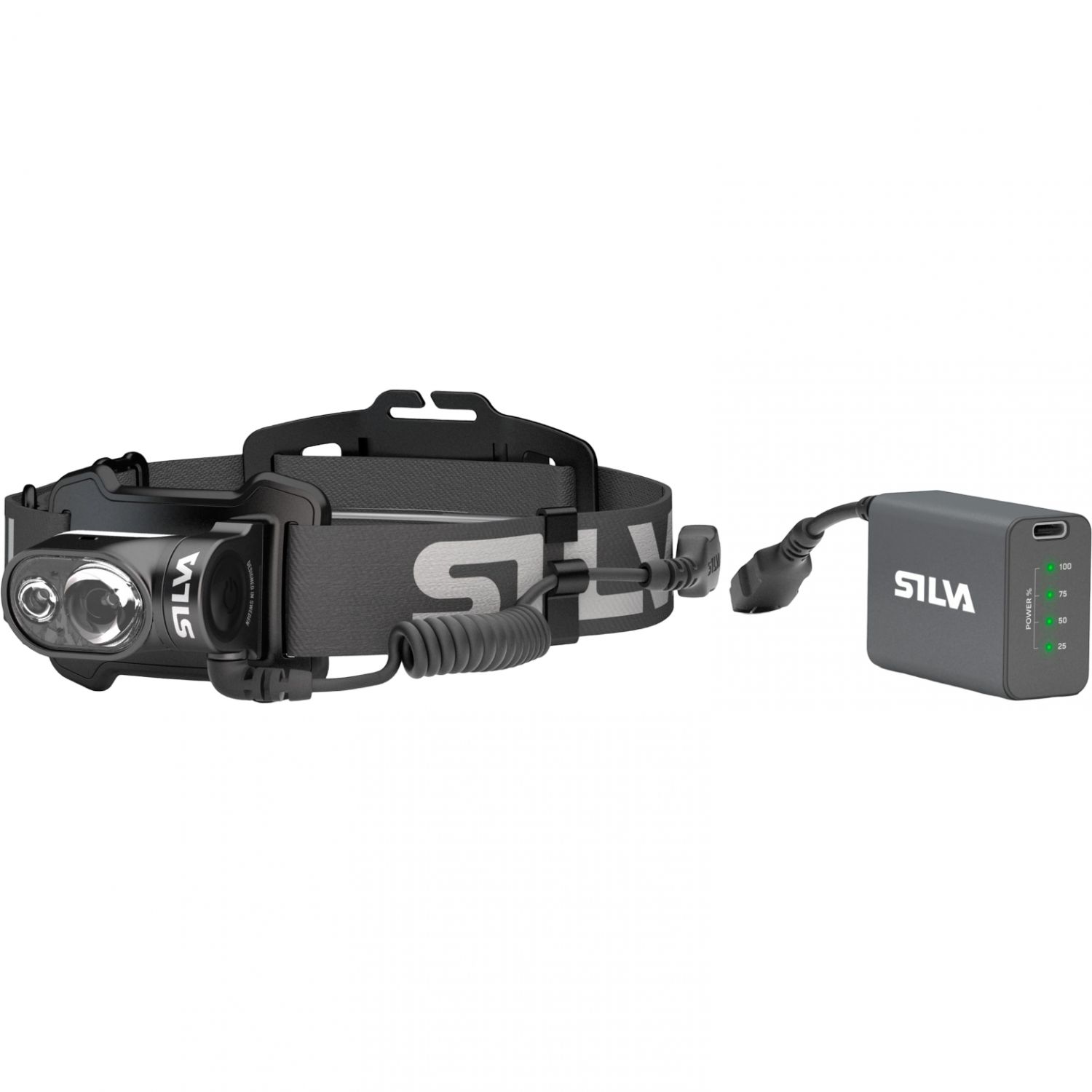 Silva Cross Trail 7R, Stirnlampe, schwarz