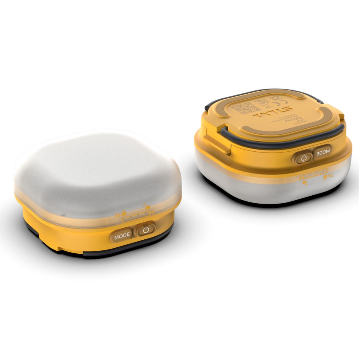 Silva Glow Recharge Yellow, Laterne, gelb