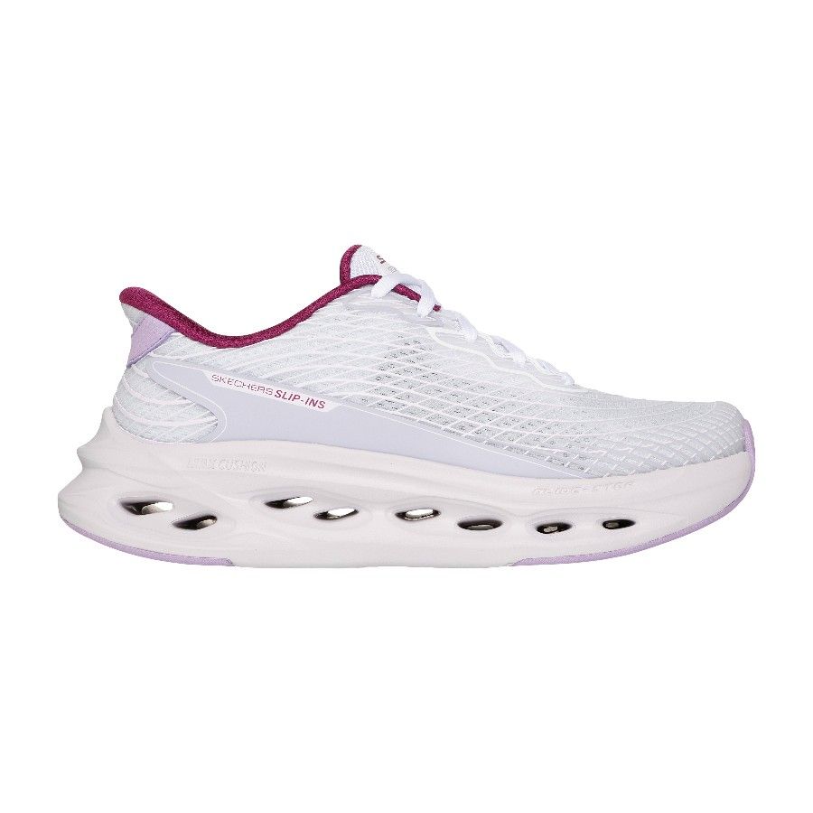 Skechers Max Cushioning Glide-Step - Saphir, Schuhe, Damen, Weiß