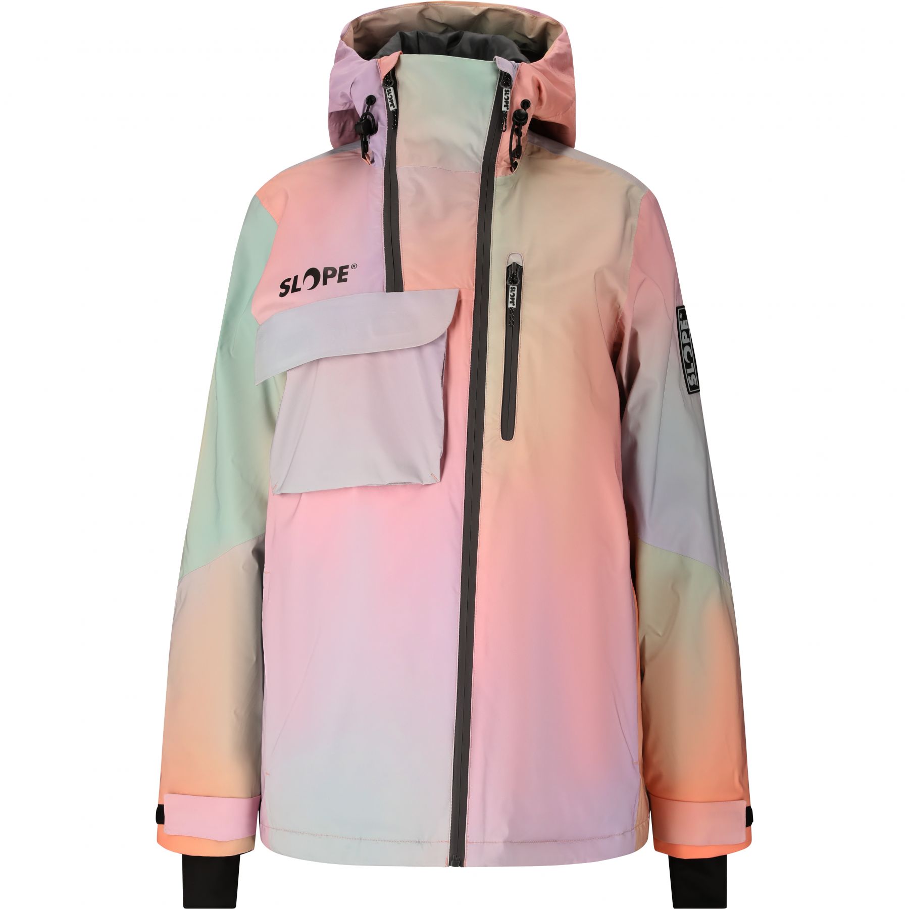 SLOPE Zuko AOP, Skijacke, Damen, orchid petal
