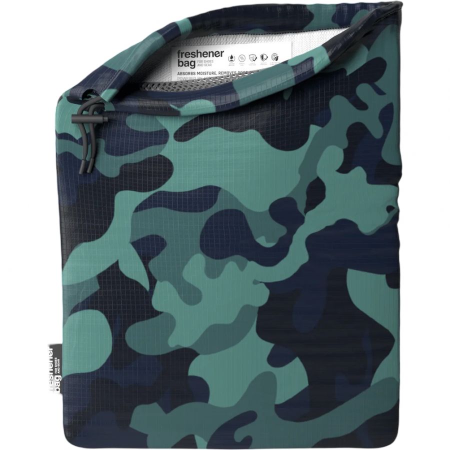 SmellWell Freshener Bag L Camo Green 6014 Lufterfrischer für Schuhe, Kleidung und Ausrüstung, 12 Liter (33 x 42,5 cm)
