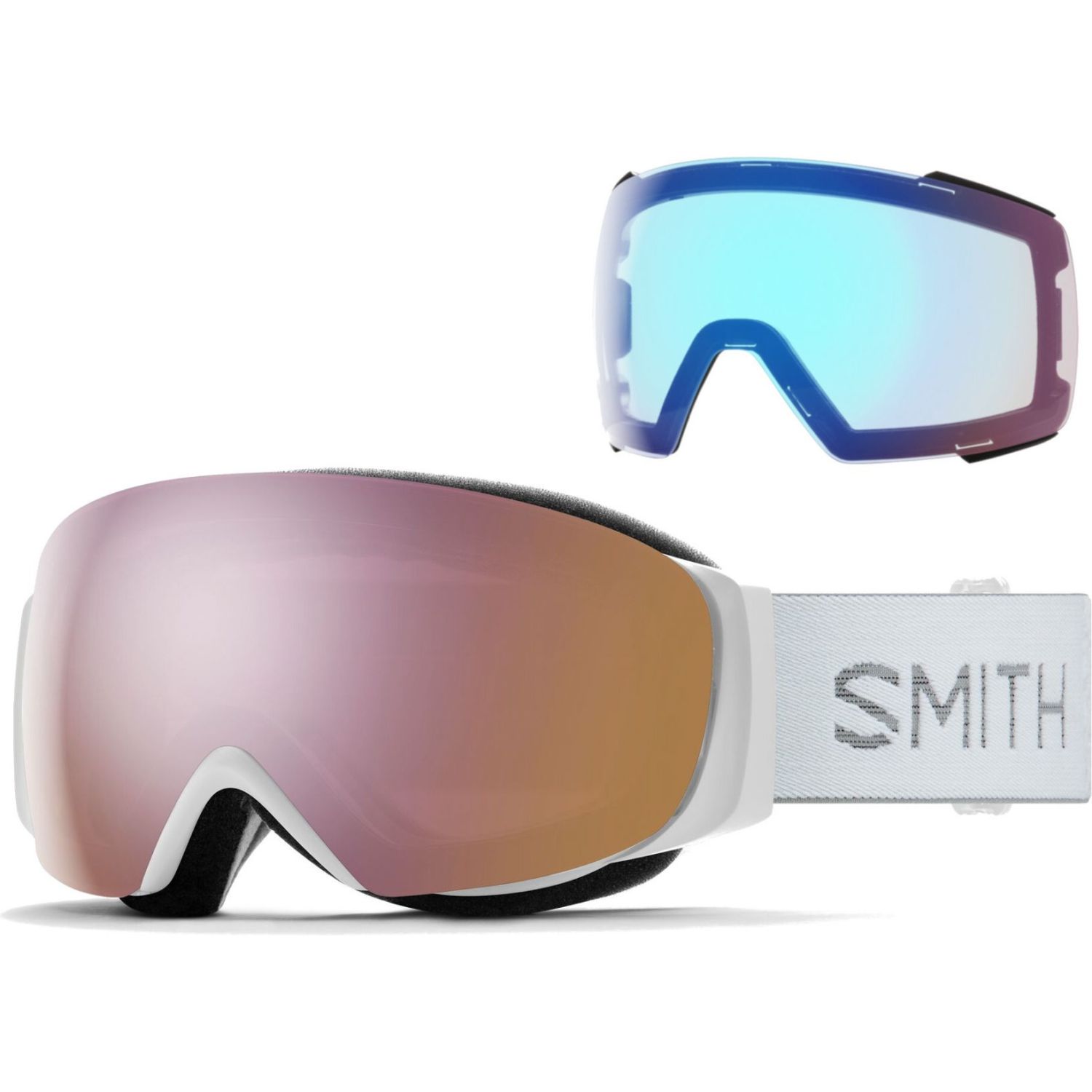 IO MAG S Herren Skibrille (Weiß One Size) GPS-Navigationsgeräte