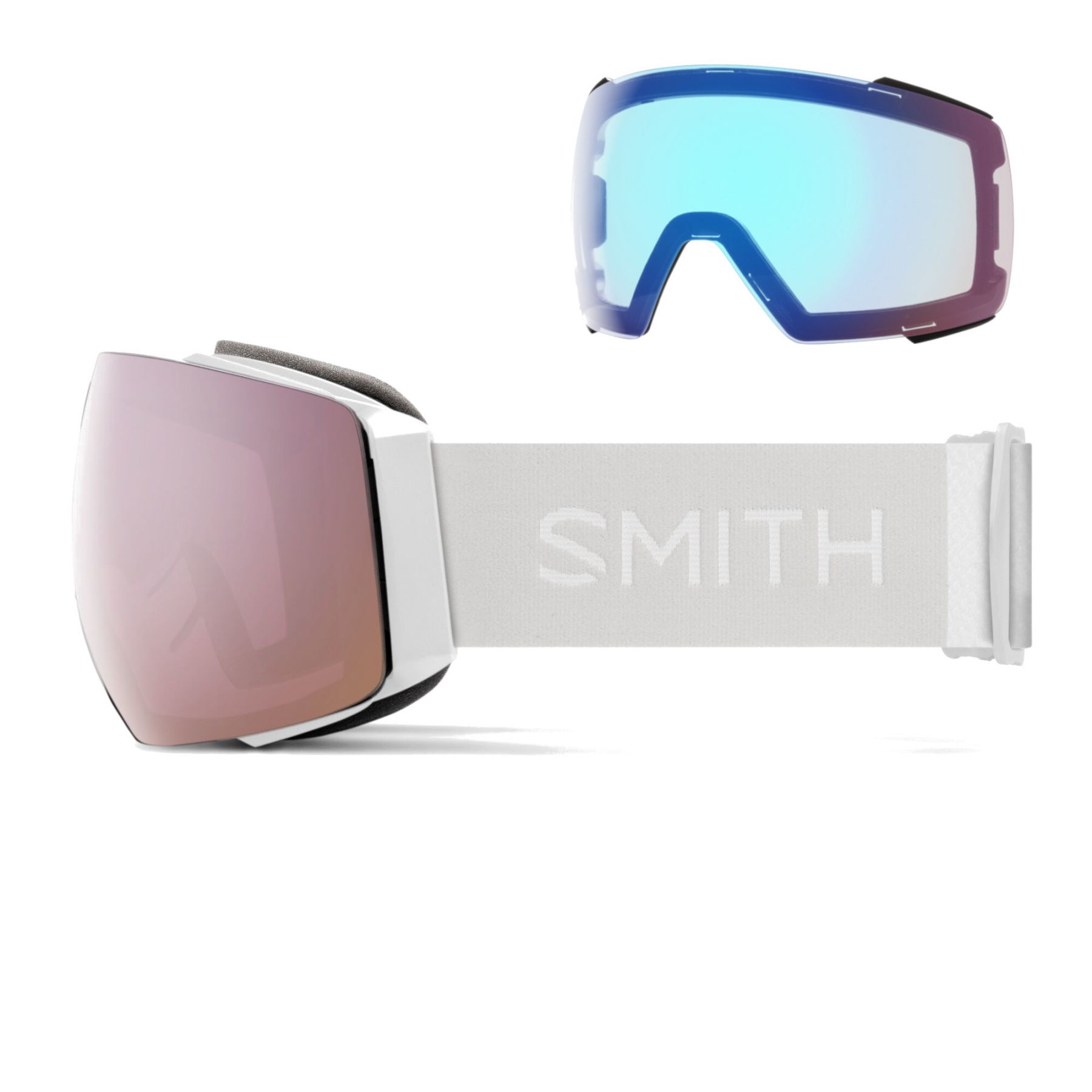 Smith IO MAG M00427 0OZ99M5 white vapor / chromapop everyday rose gold mirror - strm rs flsh