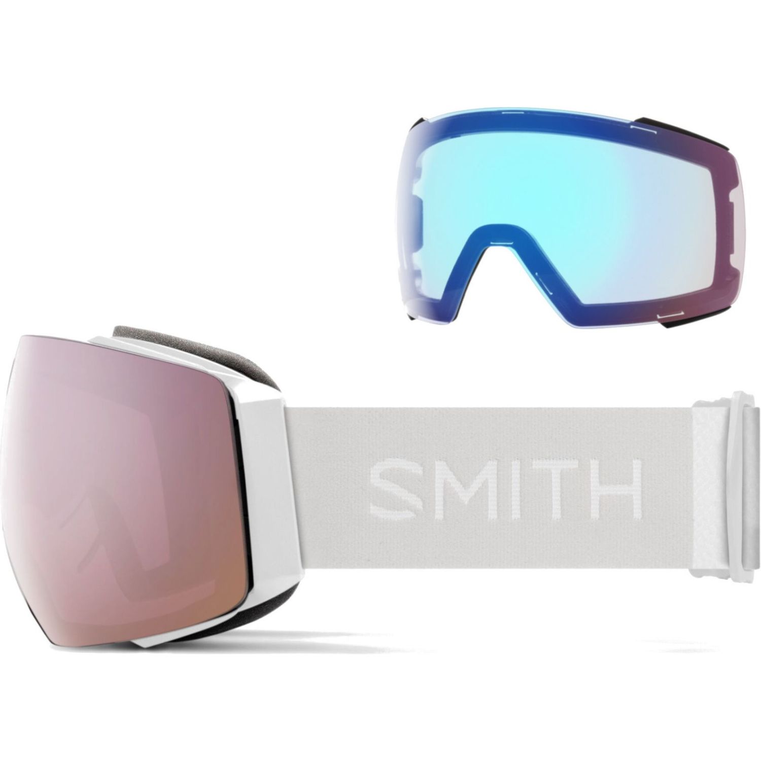 Smith IO MAG M00427 0OZ99M5 white vapor / chromapop everyday rose gold mirror - strm rs flsh