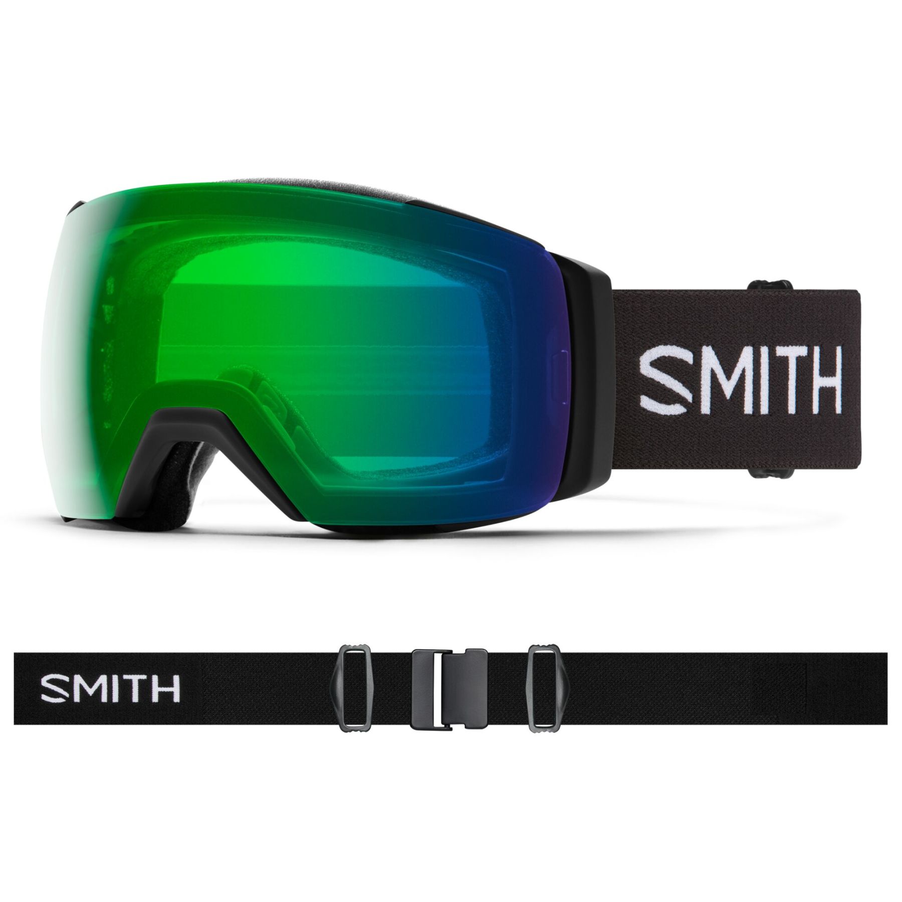 M00713 Unisex-Skibrille Vollrand Monoscheibe Nylon-Gestell schwarz