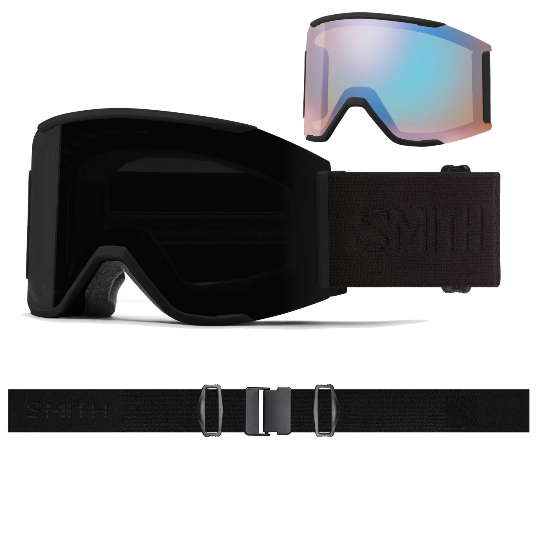 Smith Squad Mag M00756 0JZ994Y blackout / chromapop sun black - chromapop storm blue sensor mirr