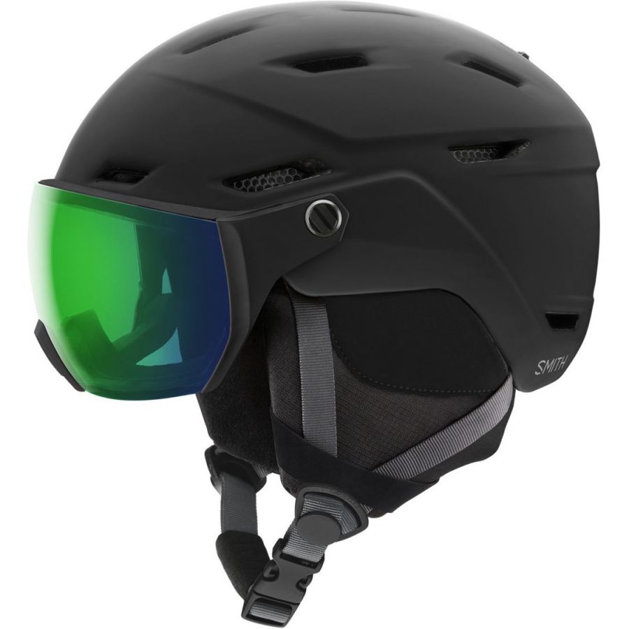 Smith Survey, Skihelm m. Visier, schwarz