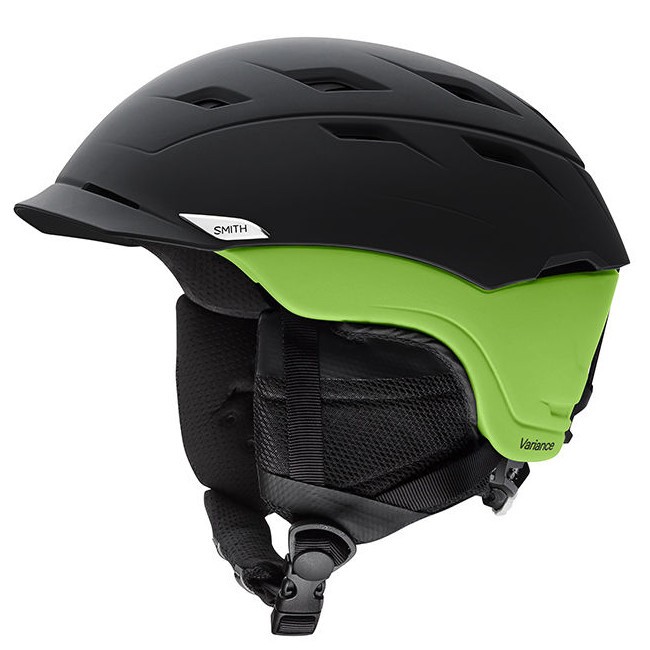 Smith Variance Skihelm, schwarz/grün