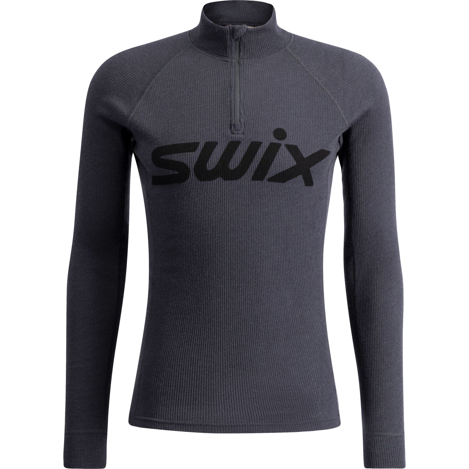 Swix RaceX Merino Half Zip, Herren, dunkelgrau