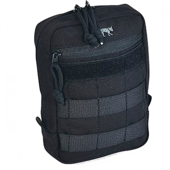 Tasmanian Tiger TT Tac Pouch 5 Rucksack Zusatz-Tasche für Zubehör EDC, Molle-kompatibel, incl. Regenhülle, 20 x 15 x 5 cm (Black)
