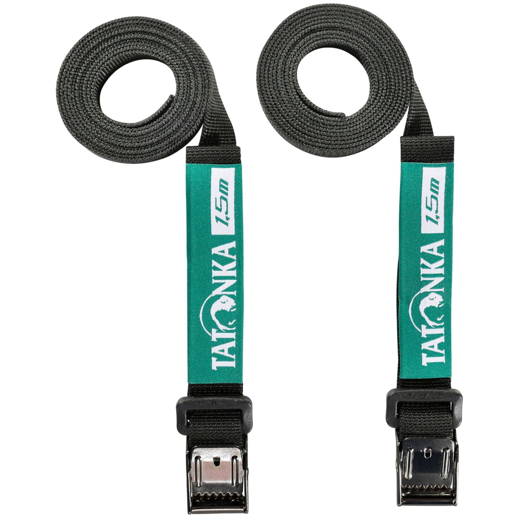 Tatonka Easy Strap 18mm/1,50m, Spannriemen, schwarz, 1 Paar