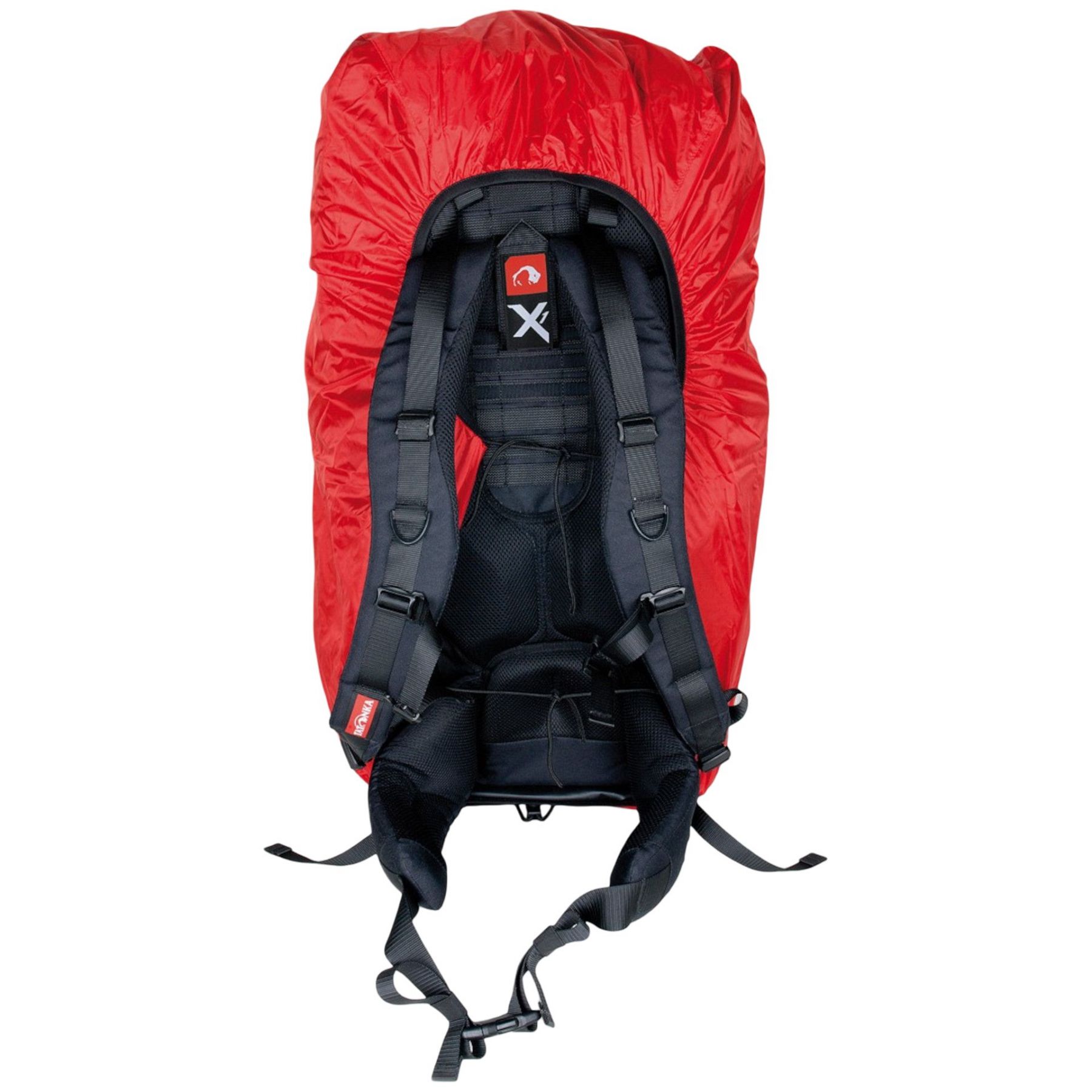 Tatonka Rain Flap M, Regenschutz für Rucksack, rot