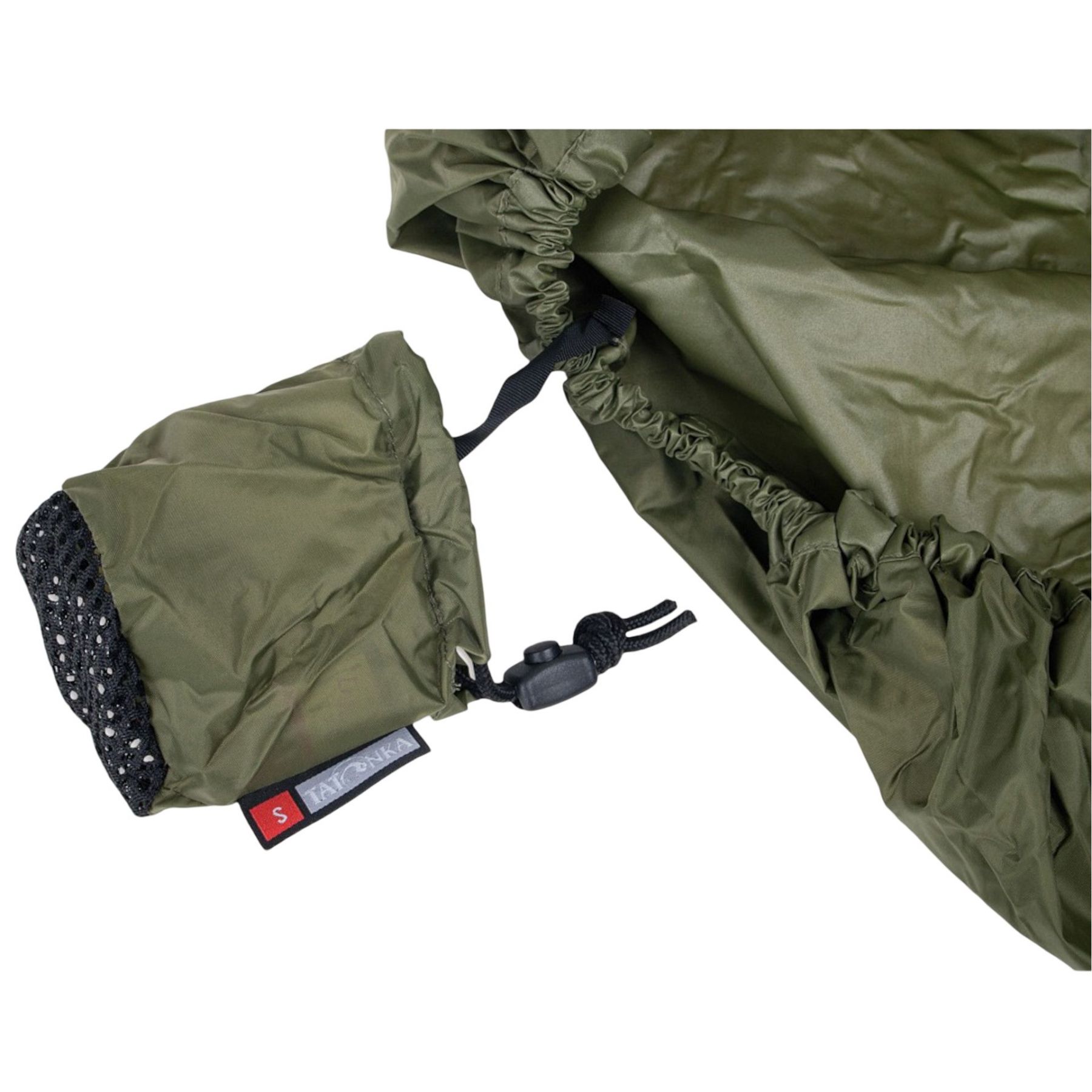 Tatonka Rain Flap S, Regenhülle für Rucksack, grün