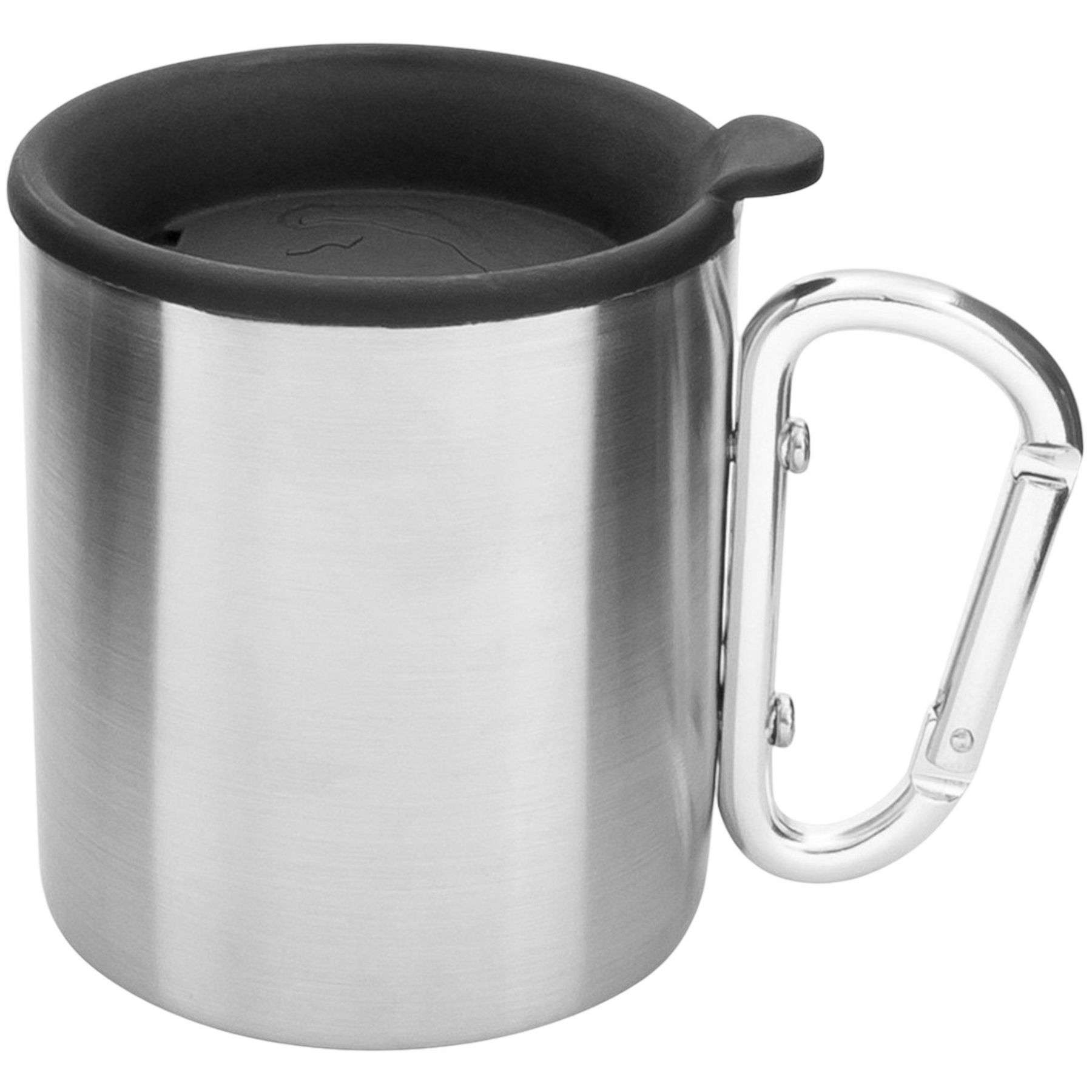 Tatonka Thermo-Becher Karabiner 250ml, Thermobecher, Silber