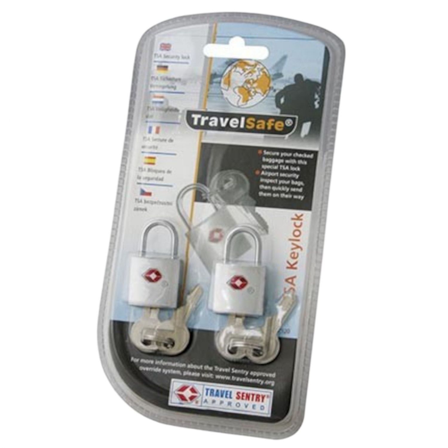 Travel Safe TravelSafe Reiseschloss Tsa Mit Schlüssel, 2 Stk.