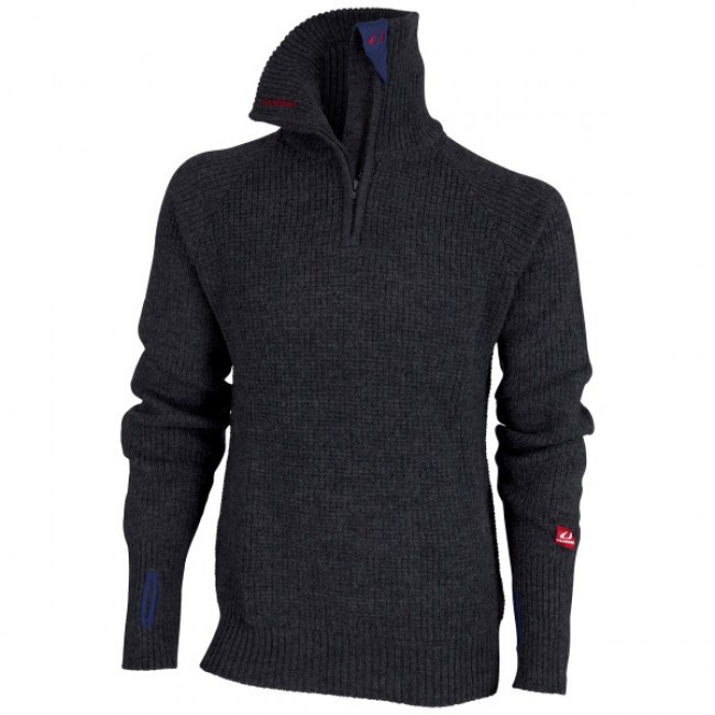 Ulvang Rav sweater w/zip, Herren, dunkelgrau