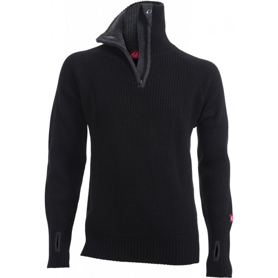 Ulvang Rav Sweater w/Zip, Herren, schwarz