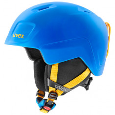 Uvex Heyya Pro, Skihelm, Junior, blau/gelb