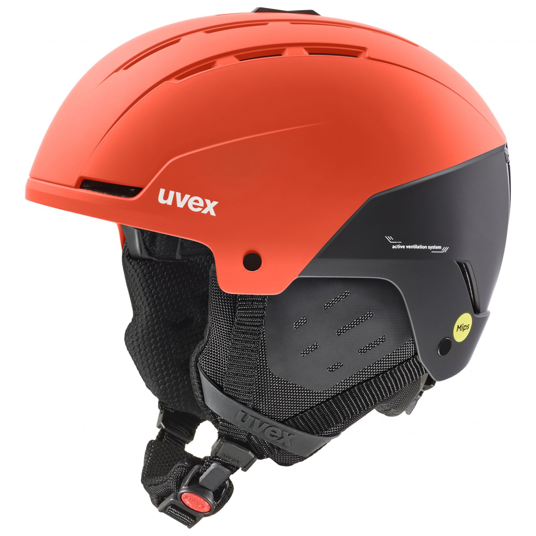 Uvex Stance MIPS, Skihelm, rot/schwarz