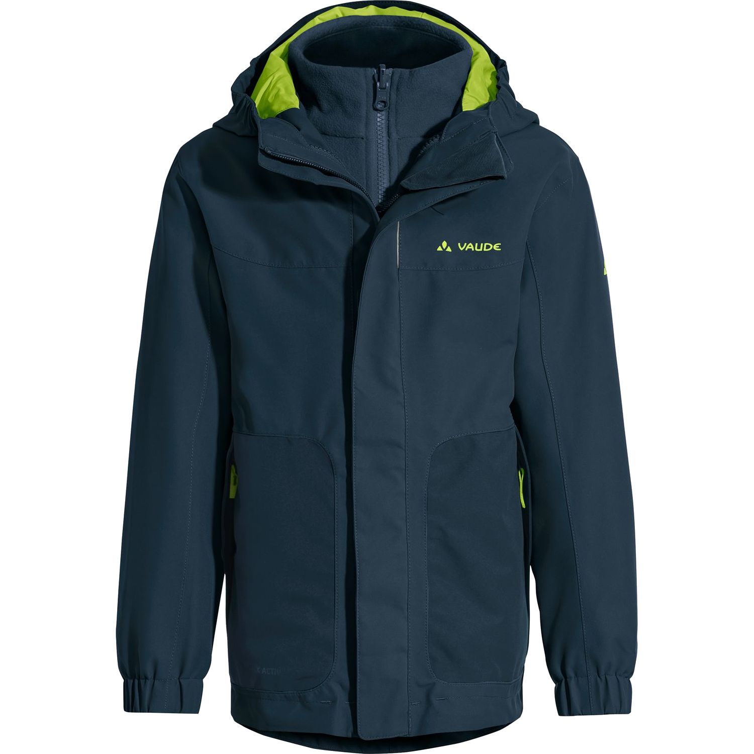 Vaude Kids Campfire 3in1 Jacket IV, Winterjacke, dunkelblau